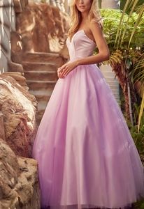 COPY - New lilac  beaded belt formal ball gown